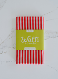 Tomato Stripe Waffi Towel
