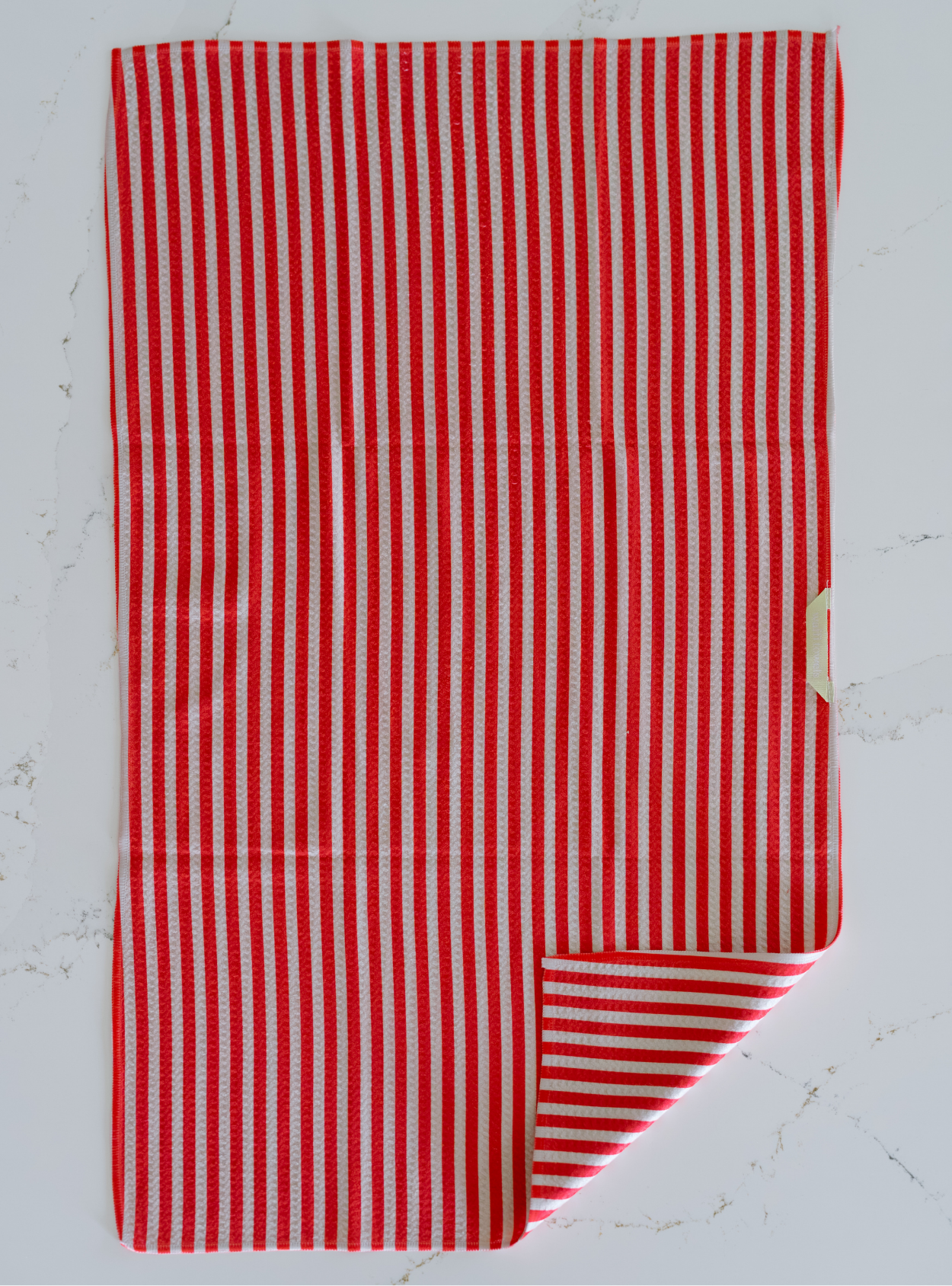 Tomato Stripe Waffi Towel