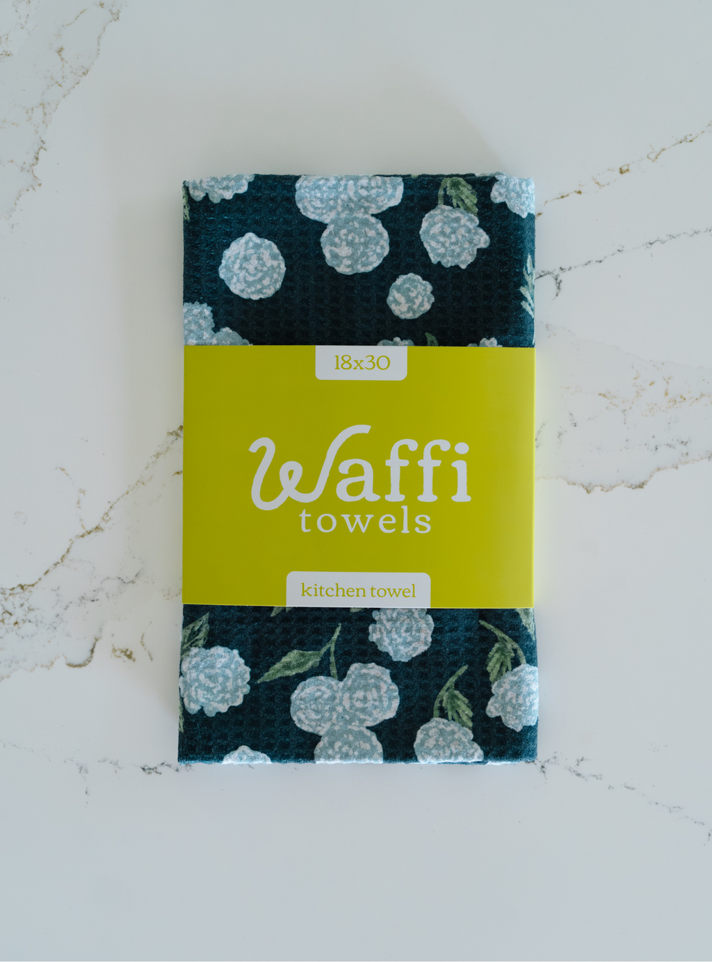 Michigan Hydrangea Waffi Towel
